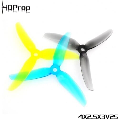 2Pairs HQPROP 4X2.5X3V2S 4025 3-Blade PC Propeller for RC FPV Racing Freestyle 4inch Toothpick Micro Long Range LR4 Drones