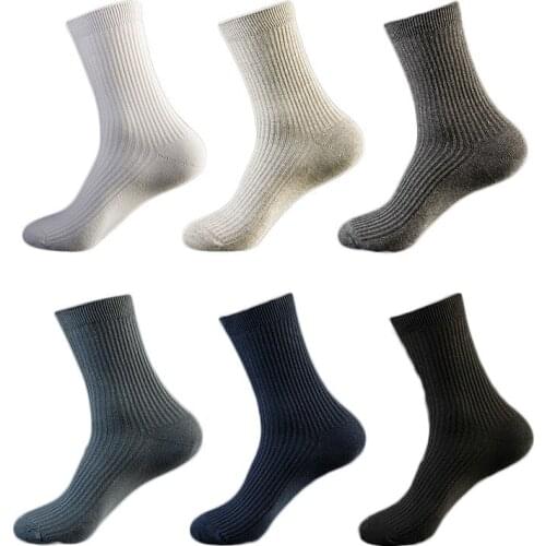 3 Pairs 1 Lot Cotton Men Socks High Quality Thicken Warm Business Socks Set Pack Black Autumn Winter For Male Thermal Calcetas