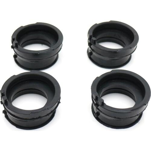 4PCS Carburetor Interface Glue Insulator Connector For Honda CBR600RR CBR 600 RR F5 2003 - 2006 05 2004 CBR600 RR Intake Adapter