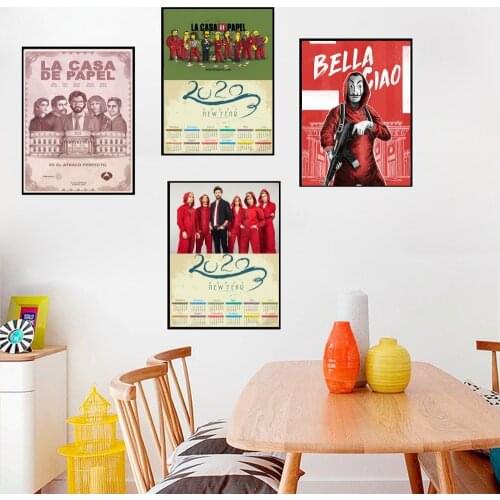 5D DIY Diamond Painting La Casa De Papel Money Heist Poster Posters Diamond Embroidery Cross Stitch Mosaic Art Decor Gift