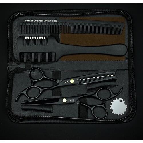 6 Inch Hair Scissors Professional Hairdressing Scissors Barber Hair Scissors Set Salon Haircut Thinning Scissor Japan 440C Steel