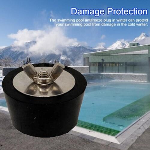 #9 Rubber Winter Antifreeze Plug Stainless Steel Pool Bolt Compression Plug
