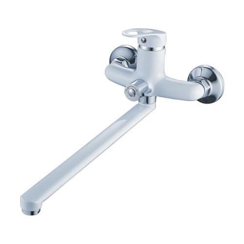 Cron White Bath Mixers