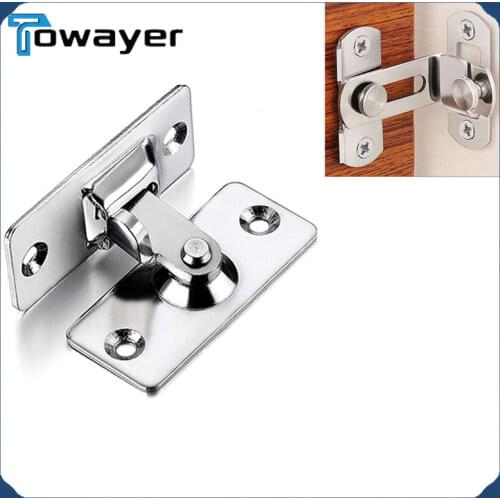 1pc Barn Door Cast Metal Hook Latch Lock Texture Country Rustic Decoration Ornament Toilet Doors Right Angle Sliding Door Buckle