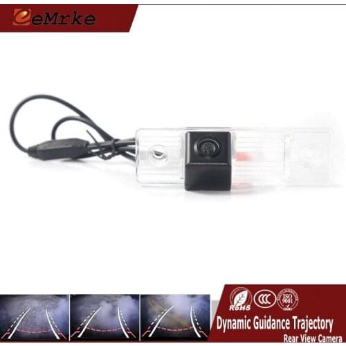 EEMRKE For Daewoo Tacuma 2004-2007 Lanos 2000-2003 Vida CCD Car Rear View Tracks Camera With Dynamic Guidance Trajectory NTSC