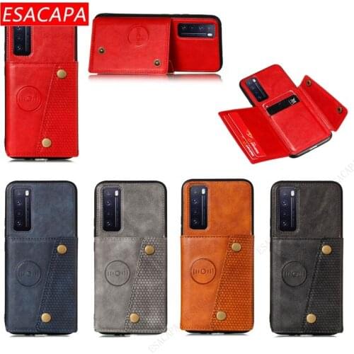 Flip PU Leather Magnetic Phone Case For Huawei Honor V30 9X 9A Y9A Y7A Wallet Card Slot Holder Cover For Huawei P Smart 2021 P40
