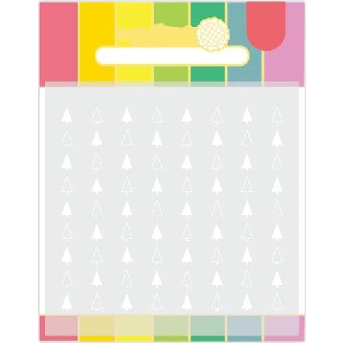 2021 New Christmas Tree Plastic Stencil For DIY Craft Making Scrapbooking Background Card Album No Metal Cutting Dies and Stamps