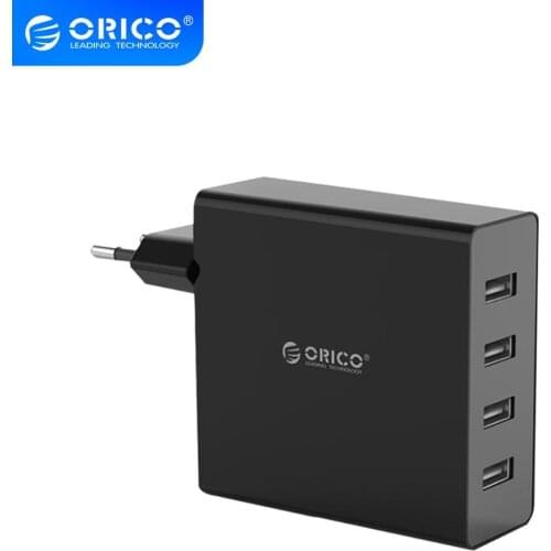 ORICO 30W 4 Ports USB Charger Fast Charging 5V2.4A*4 Travel Charger for Tablet Pad for iphone Samsung Xiaomi Smartphone