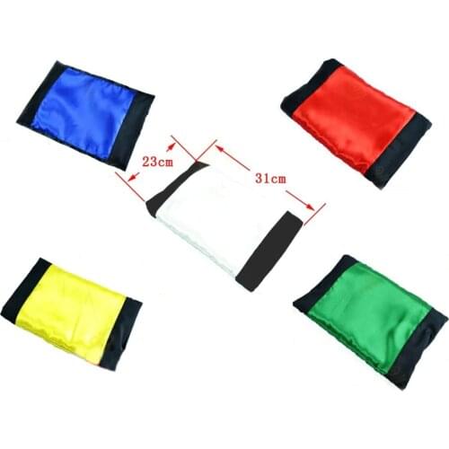 Baffling Bag Changing Colour Bag 5 Different Colors Change Multicolor Silk Scarf Magic Tricks for Stage Close Up Magic Props