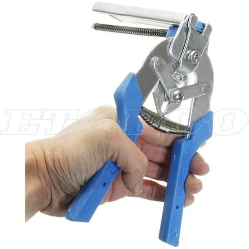 Hog Rings Pliers Tool and 600pcs M Clips Poultry Cage Installation Tools Fences Netting Tags Traps Cage tools