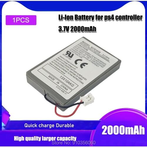 1PCS 3.7V 2000mAh Replacement Battery Pack for Sony PS4 Bluetooth Wireless Dual Shock Controller First Generation CUH-ZCT1U