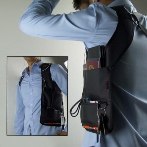 Special Backpack Hidden Armpit Bag Agent Mens Outdoor Shoulder Bag A4803