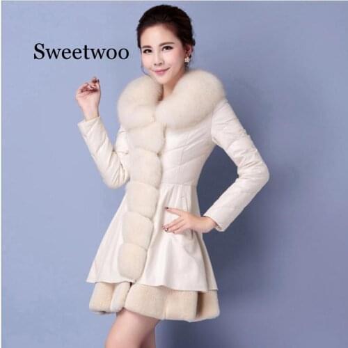 Женские белые куртки SWEETWOO China At AliExpress