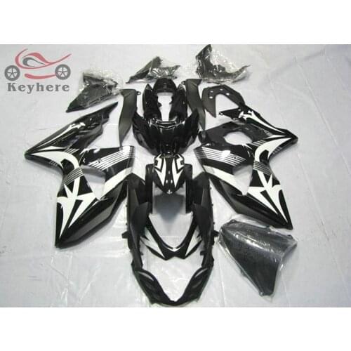 High quality Injection fairings for Suzuki GSXR 1000 2009 2010 2011 2013 black white sports motorcycle fairing GSX R1000 09-15