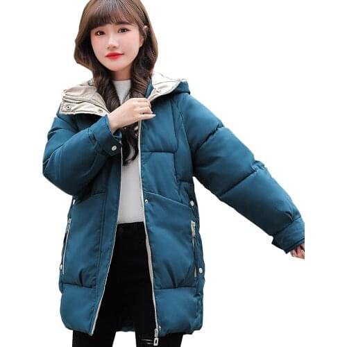 WOAH Women's Down Jackets With A Hood