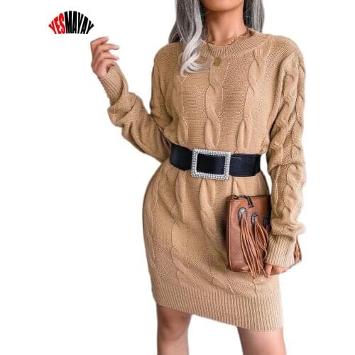 Yesmayay Fashionable Knitted Dresses