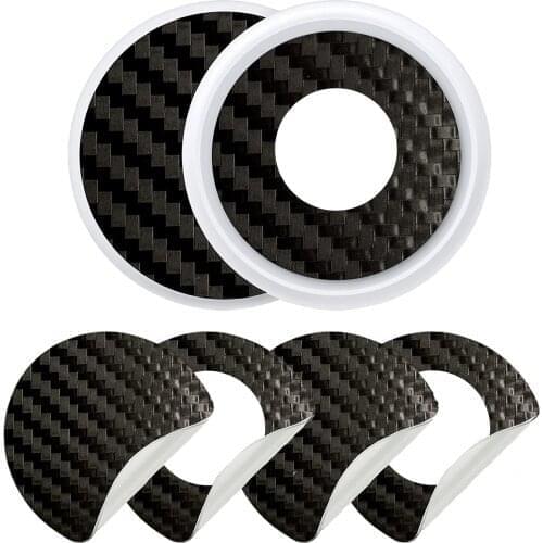 For Apple Airtags Key Finder Carbon Fiber Protective Anti-Scratch Screen Protector For Apple Air Tags Locator Tracker Film