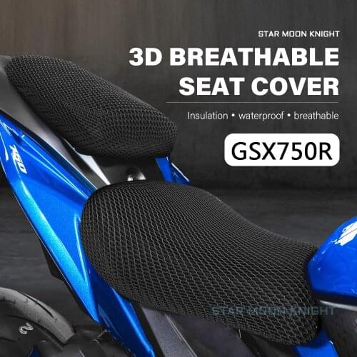 Motorcycle Protecting Cushion Seat Cover Fit For Suzuki GSX750R GSX 750 R GSXR750 GSXR 750 Fabric Saddle Seat Cover Accessories
