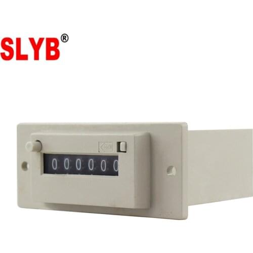 Factory Outlet AC220V DC24V 6 Digit Mechanical Counter Meter CSK-6YKW with rest