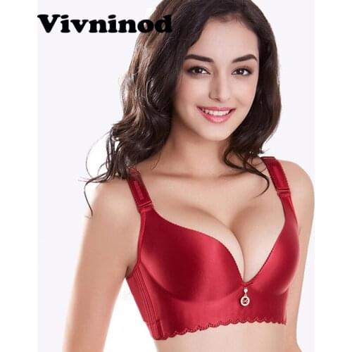 Women Push up Bra Seamless Large Size Sexy Lady Wireless Lingerie Bra 50C D E Cup Womens Plus Size Seamless Underwear For Women