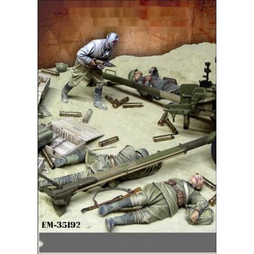 1:35 resin model World War II Soviet Union 4-member team 36074 model hands-on new static model assembly kit