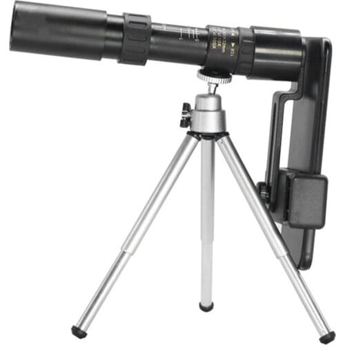 10-30x25 Metal Monocular Telescope Zoom Monocular Binoculars Hunting Camping Night Vision Telescope with BAK4 Prism Lens