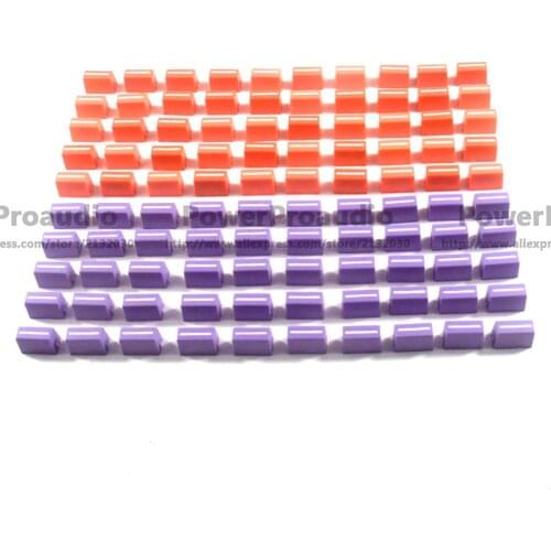 100pcs/lot New Channel Crossfader Fader Cap Knob Fit For RANE 57 TTM57 TTM57sl TTM57mk2 Orange & Purple Color