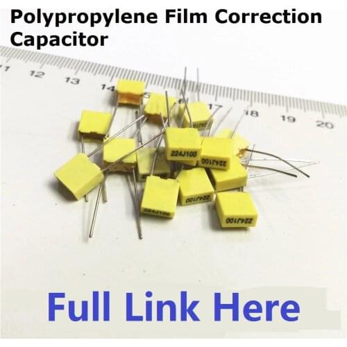 20pcs 100V 1nF~470nF 100nf 220nf 10nf 47nf 22nf 1nf 0.47uf 0.1uf Correction capacitor 104/105/225/474/823 683/332/152/563/472