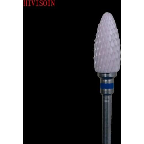 20 Pcs Pink Zirconia Ceramic Dental Lab Burs - Bullet Shape -Cross cut (2501.060)