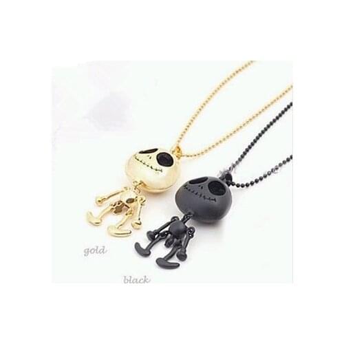2018 HOT free shipping Necklace fashion generous eyes UFO alien Skull Necklace