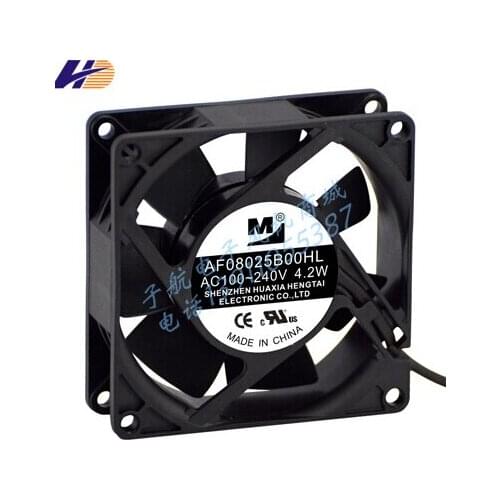 80*80*25 100V-220V 4.2W AF08025B00HL AC fan for wide voltage inverter fan