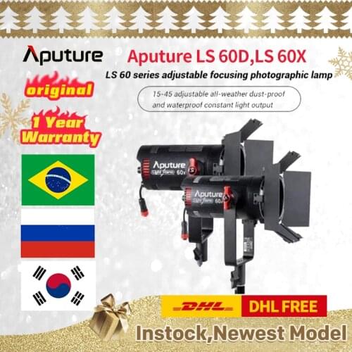 Aputure LS 60X LS 60D Photography Lighting For Camera Video Photo Light 5600K Bi-color 2700K-6500K Studio Light
