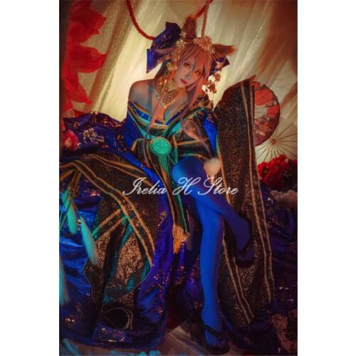 Tamamo Fate/Grand Order Cosplay Tamamo no Mae cosplay costume stage 3 tamamo no mae kimono cosplay costume can customized