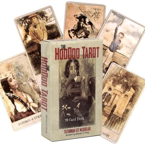 Hoodoo Tarot Cards Deck Mysterious Divination Rider Manara Romance Angels Modern Witch Board Game Decameron the literary witche
