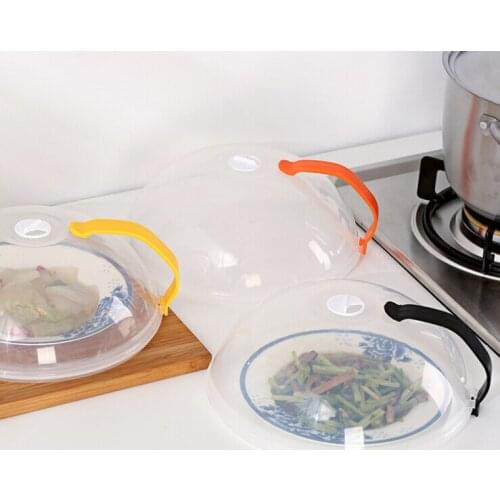 Multifunctional Plastic Dustproof Covers With Handle Microwave Oven Lids Kitchen Tools Cookware Free Shipping