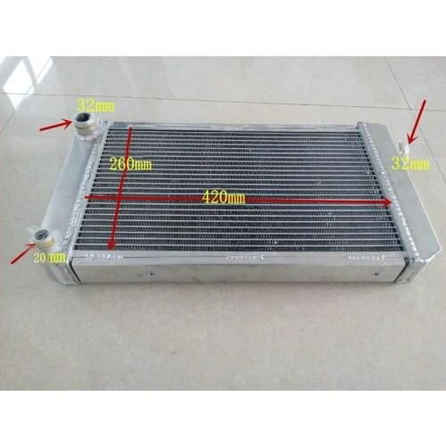 NEW ALUMINUM ALLOY RADIATOR KIT FOR MG MIDGET 1500 MK IV MT 1.3/1.5L 1974-1980 1979 1978 1976 1975