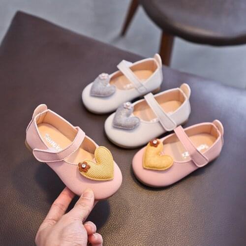 Beige White Pink Little Baby Girls Shoes Childrens Princess Shoes Kids Soft bottom Baby Toddler Shoes Chaussure Fille