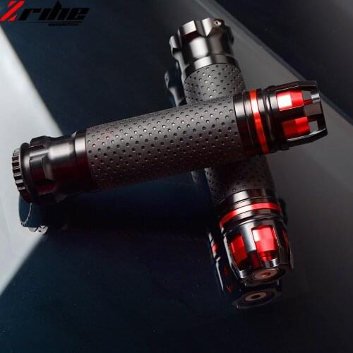 Universal 7/8'' 22mm Fiber Motorcycle handlebar Aluminum Handlebar Hand Grips For 200 390 125 RC125 RC200 RC390 125
