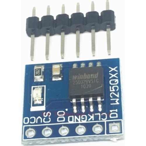 W25Q32 W25Q64 W25Q128 large capacity FLASH storage module SPI interface BV FV STM32 code