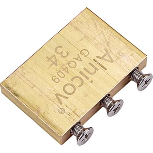 Replacement 34mm Brass Tremolo Block Guitar Bridge Part