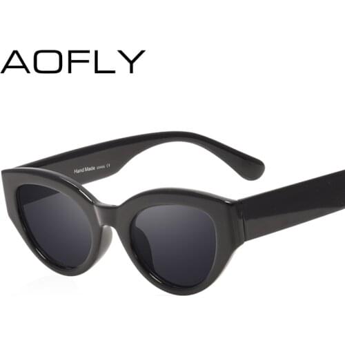 AOFLY BRAND DESIGN Cat Eye Sunglasses Women Fashion Ladies Sun Glasses Female Vintage Shades Oculos de sol Feminino UV400 AF2540