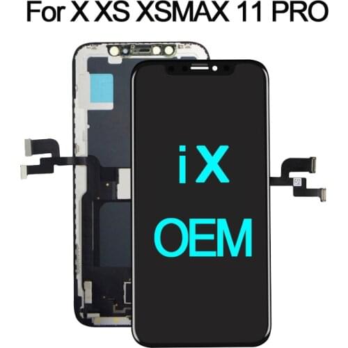 For iPhone X XS Max XR LCD Display OLED With 3D Touch Digitizer Assembly No Dead Pixel LCD Screen Replacement Display Screen