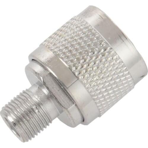 2pcs N Type male plug to F female RF coaxial adapter connector for Wireless antenna,silver