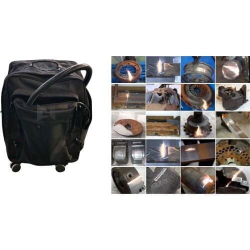 2021 CE 100watt Protable Laser Removal Rust Cleaning Machine CNC