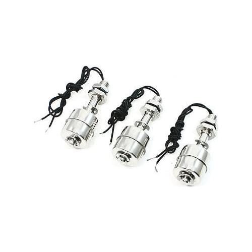 3 x ZS6010 Water Level Sensor Vertical Stailess Steel Floating Switches