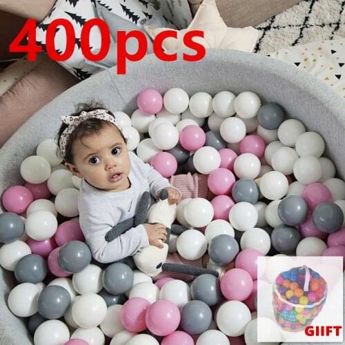 400 Pcs/Lot Eco-Friendly Colorful Balls Soft Plastic Ball Swim Pit Toys For Children Outdoor Balls Water Pool Ocean Wave Ball