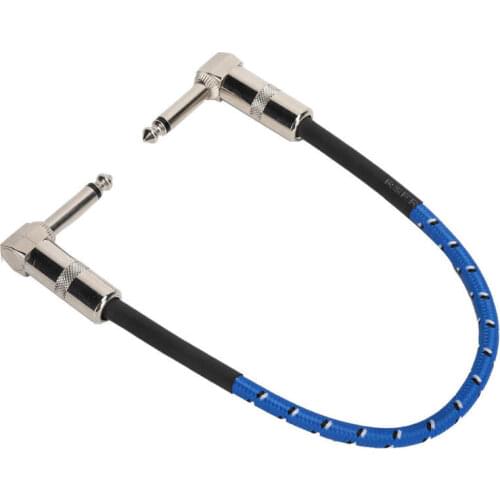 6.35mm Guitar Effect Pedal Cables Connecting Line Pedal Cable Right Angle Cord Guitar Accessories