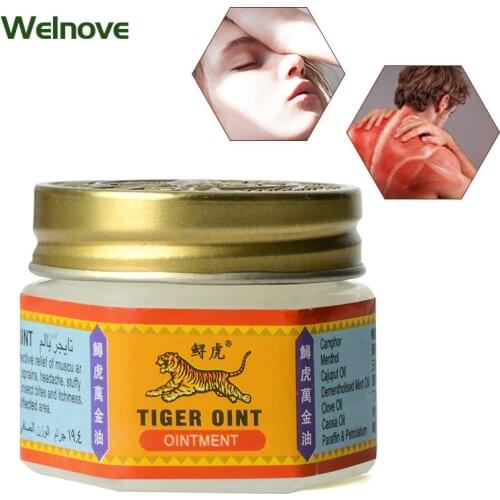 60g Original Red Tiger Balm Ointment Neck Leg Arthritis Joints Pain Relief Muscle Pain Cream Insect Bite Pain Relieving Plaster