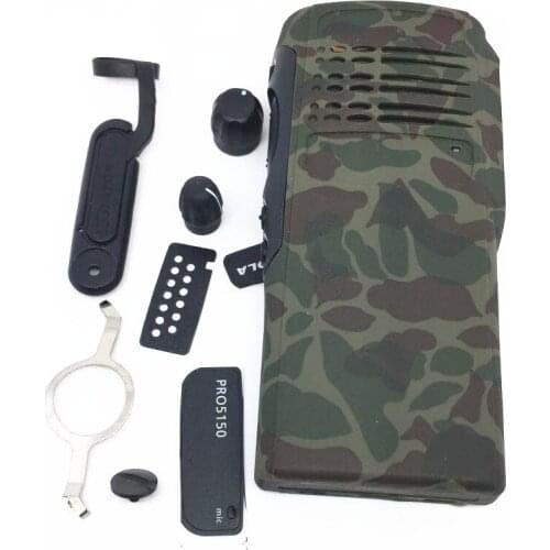Camouflage Cam Housing Case Front Cover Shell Surface Dust Hat Cap Knob for Motorola GP328 PRO5150 GP340 PRO5350 MTX900 Radio
