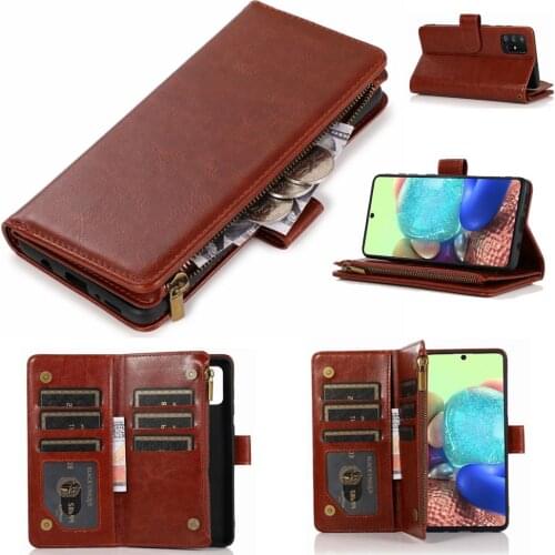 Wallet Case For Huawei Honor 8A/Y6 PRO 2019/Y6 2019 9 Card Slot Phone Cover Bag Multifunction Leather phone Flip cover bags